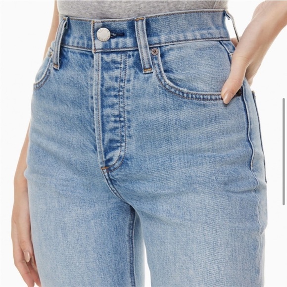 Aritzia Denim Forum The Arlo High Rise Straight Jeans - Picture 3 of 9